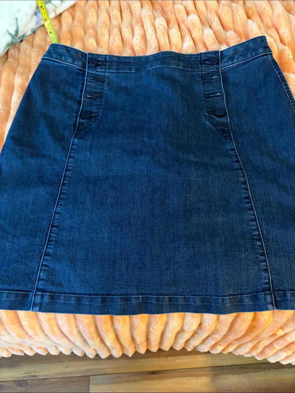 Loft denim mini skirt